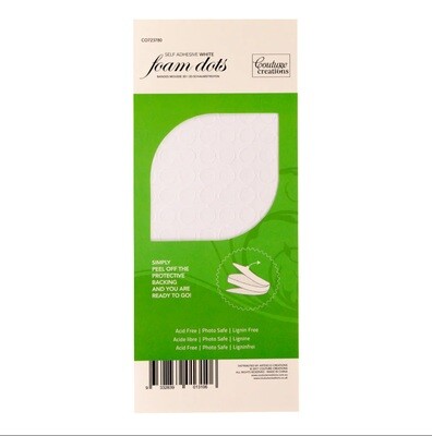 Self-adhesive Foam Dots - 2mm - White