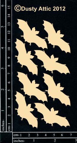Dusty Attic - Chipboard - Bats