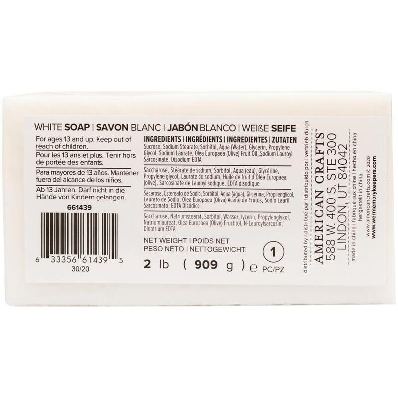 SUDS - White Soap Base - 2lb