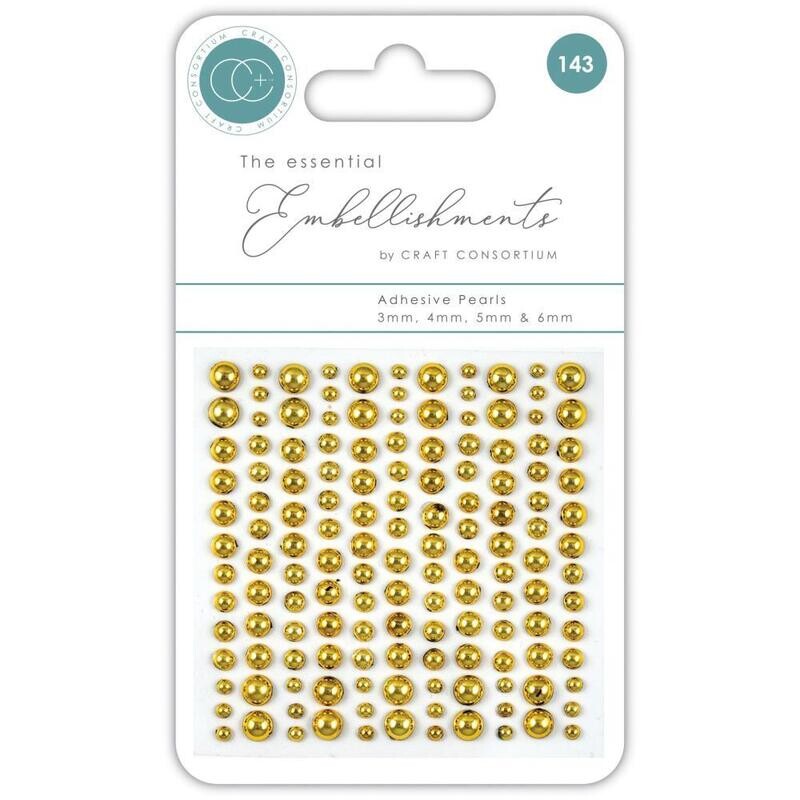 Craft Consortium - Pearls - Gold