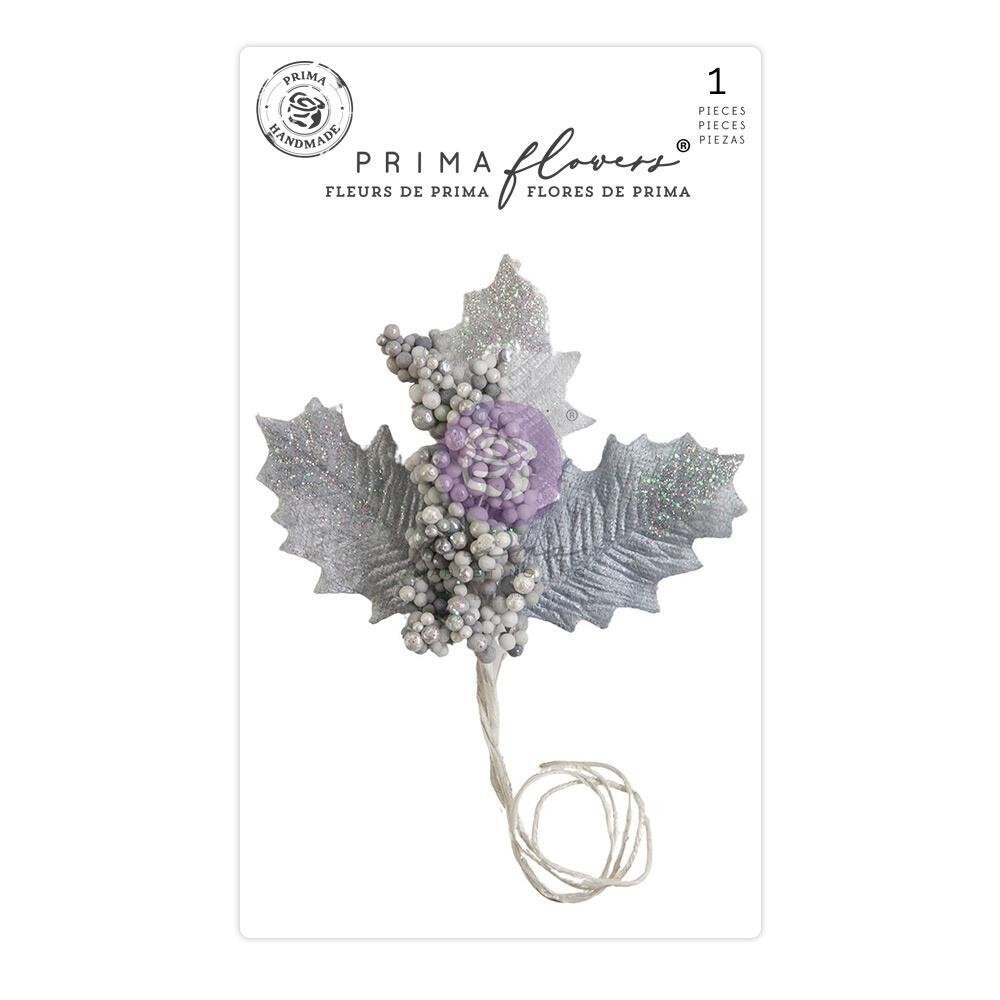 Prima Marketing Flowers - Candy Cane Lane - Silver Bells