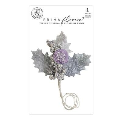 Prima Marketing Flowers - Candy Cane Lane - Silver Bells