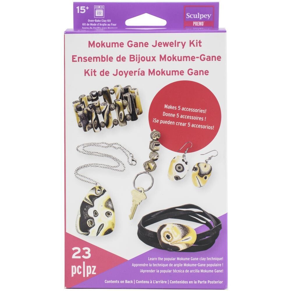 Sculpey Premo - Mokume Gane Jewelry Kit