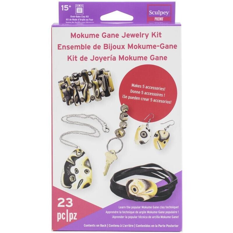Sculpey Premo - Mokume Gane Jewelry Kit