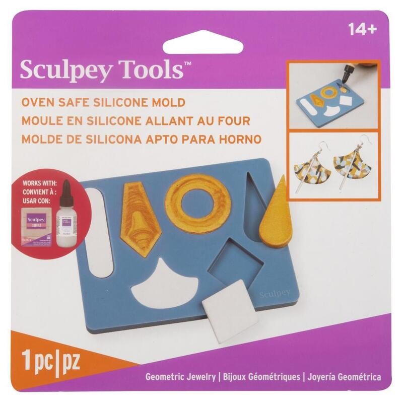 Sculpey® - Silicone Bakeable  Mould - Geometric Jewelry