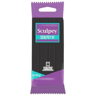 Sculpey® lll - Oven-bake Clay - Black - 454g
