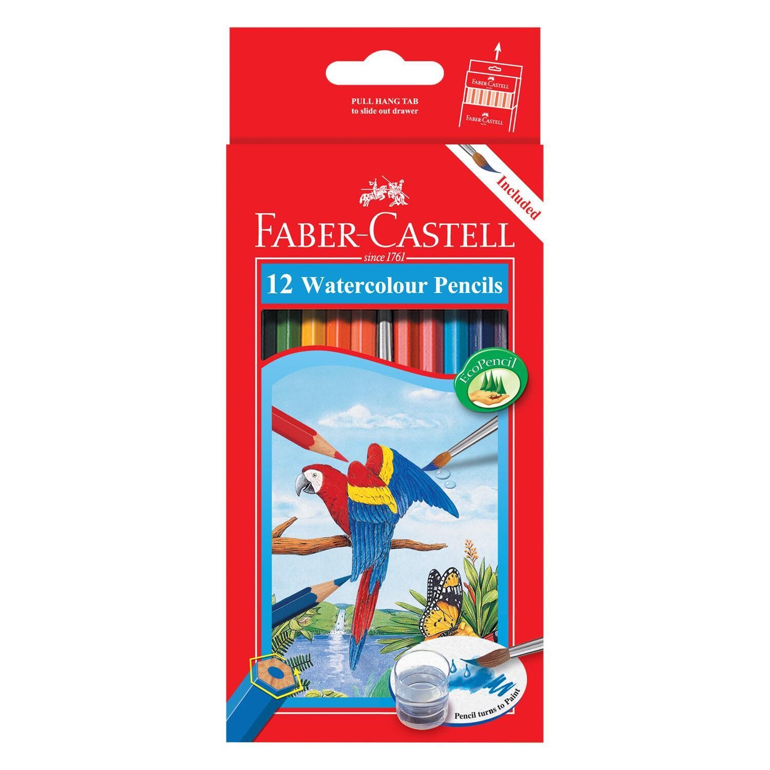 Faber-Castell - Watercolour Pencils 12