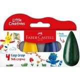 Faber Castell - Easy Grip Bulb Crayons - pack of 4