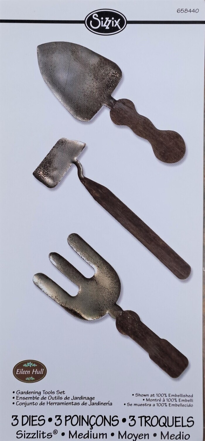 Sizzix - Sizzlits Die Set 3PK - Gardening Tools