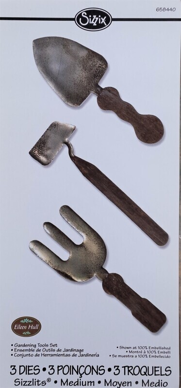 Sizzix - Sizzlits Die Set 3PK - Gardening Tools