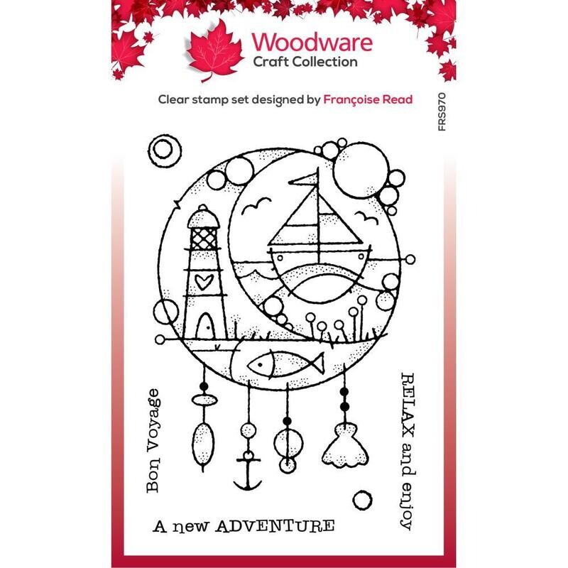 Woodware Craft Collection - Clear Stamp - Singles Seaside Dreamcatcher