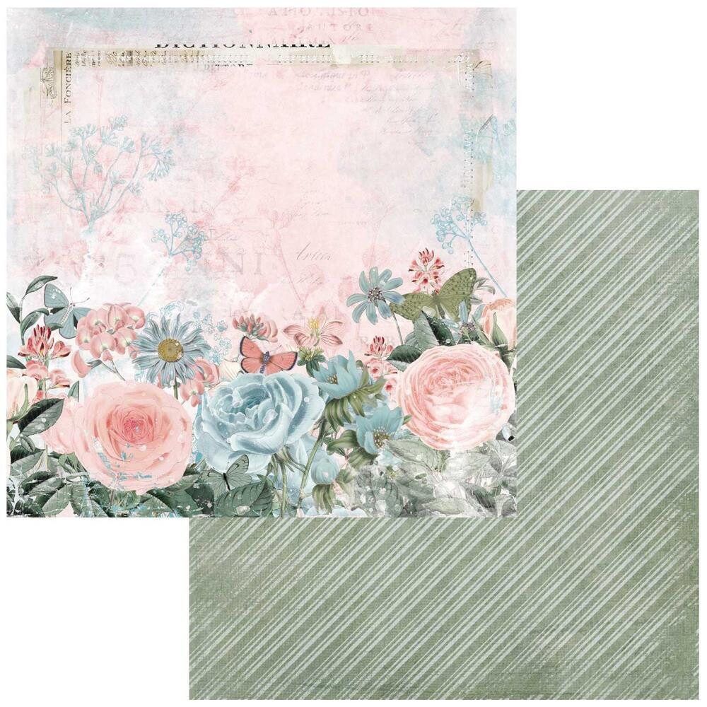 49 and Market - Vintage Artistry - Tranquility - 12&quot;x12&quot; Double-sided Cardstock - The Undisturbed View