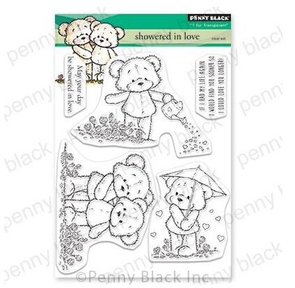 Penny Black - Clear Stamps - Showered in Love