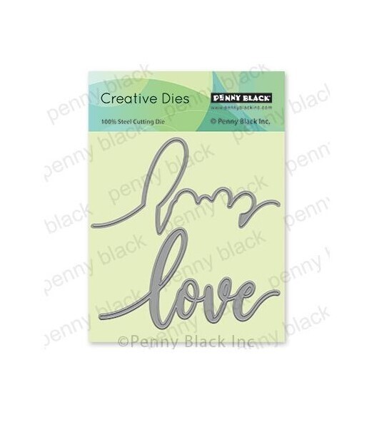 Penny Black Creative Dies - Love Edger Die Set