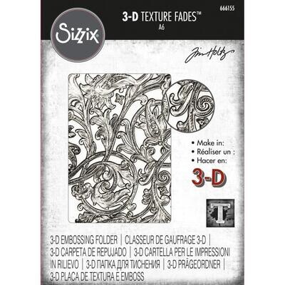 Sizzix - Texture Fades by Tim Holtz - Embossing Folder - Entangled