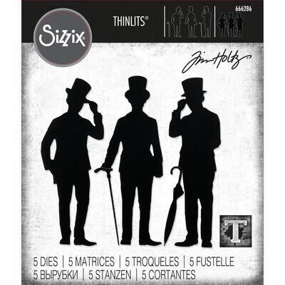 Sizzix - Thinlits Dies By Tim Holtz - Gentlemen