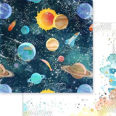 Asuka Studio - Super Awesome - 12&quot;x12&quot; Double-sided Paper - Outer Space