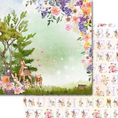 Memory Place - 12"x12" Double-sided Paper Sheet - Mystic Meadows 02