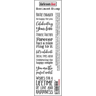 Darkroom Door - Sentiment Stamp Set - Engagement