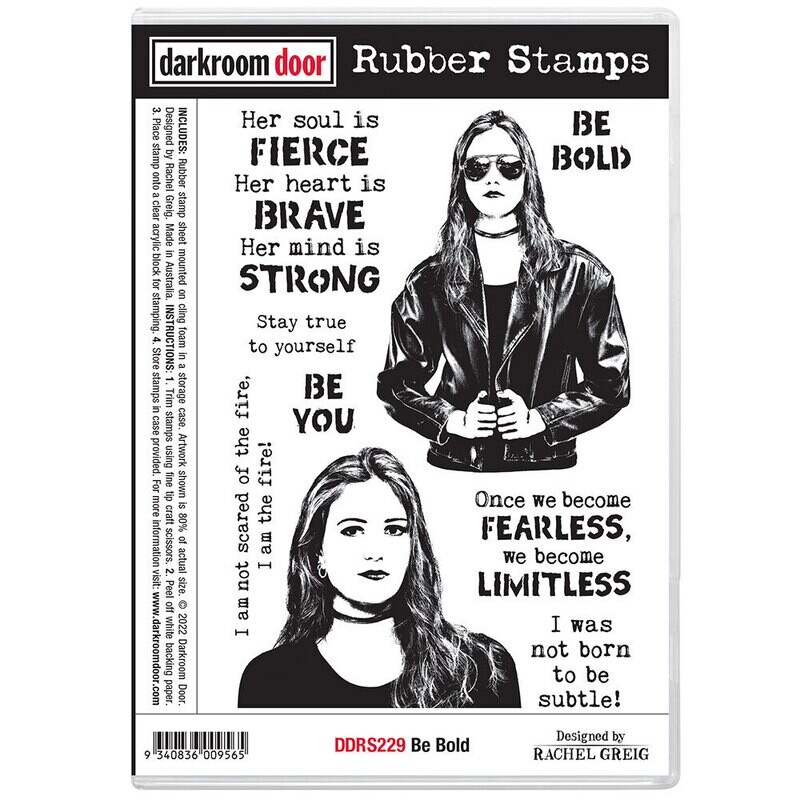 Darkroom Door - Rubber Stamp - Be Bold