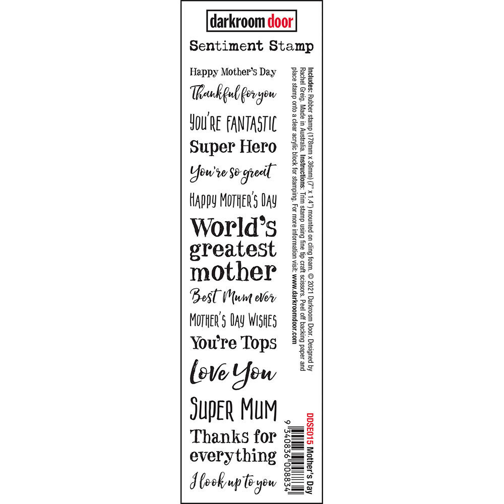 Darkroom Door - Sentiment Stamp Set - Mother&#39;s Day