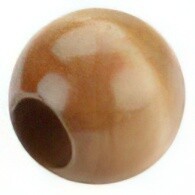 Round Wood Beads 20mm - Maple (Pack of 8)