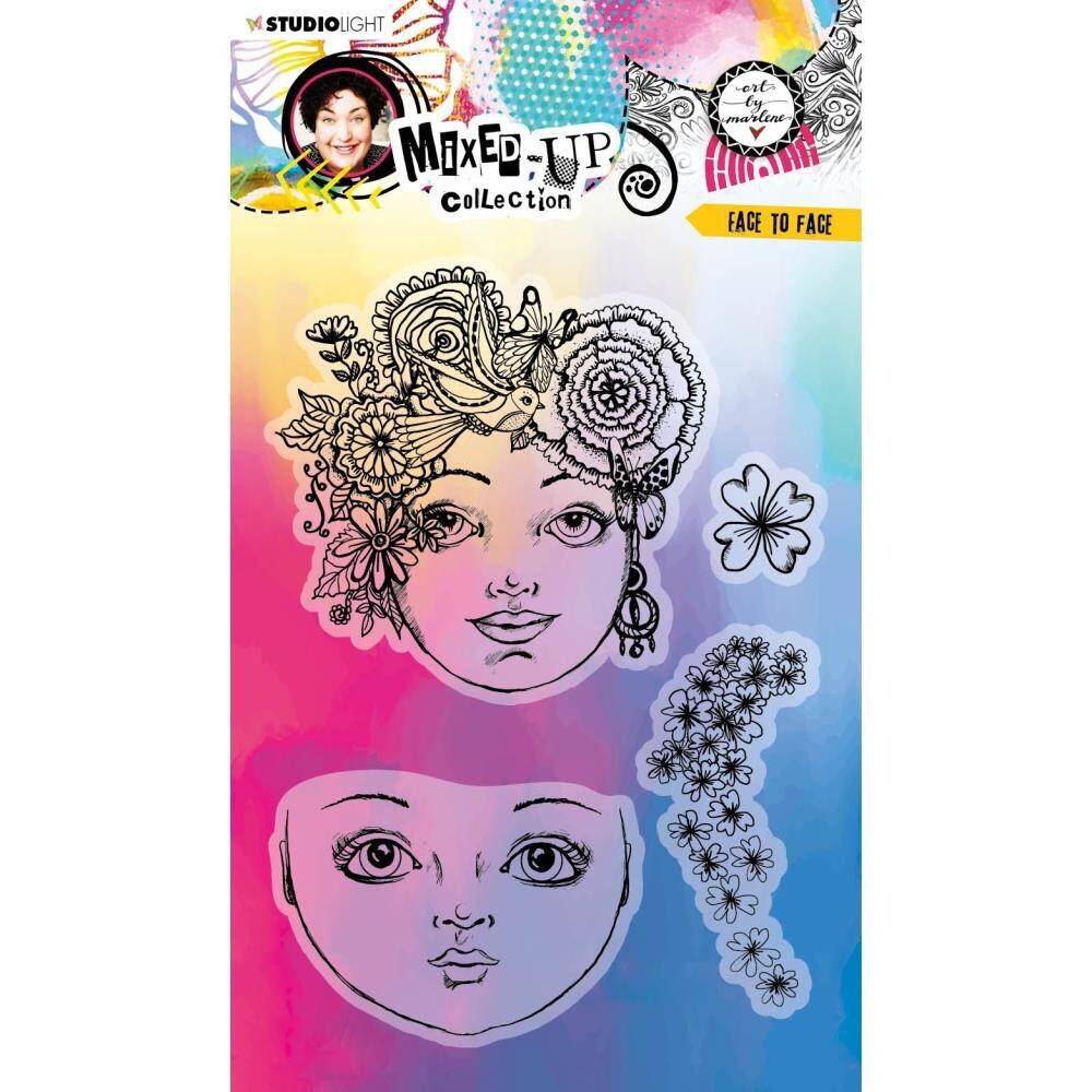 Studio Light - Art By Marlene- Clear stamps - Face to Face