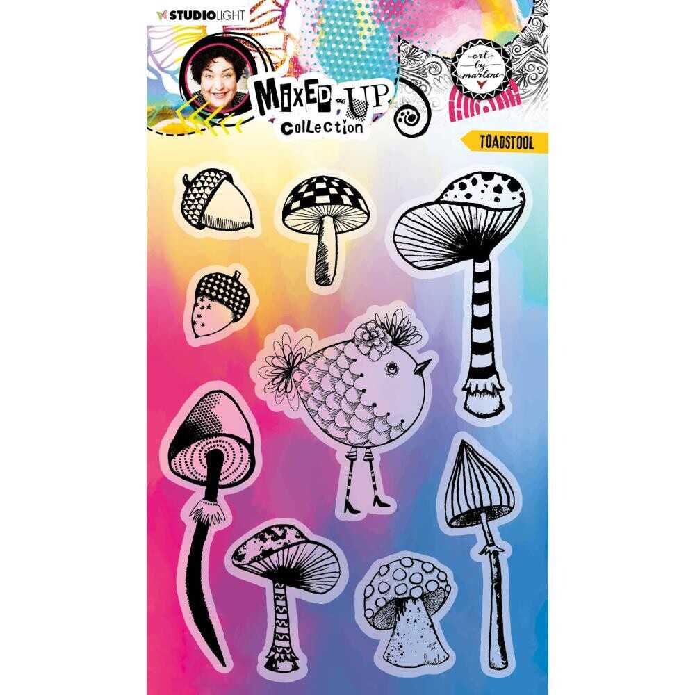 Studio Light - Art By Marlene- Clear stamps - Toadstool