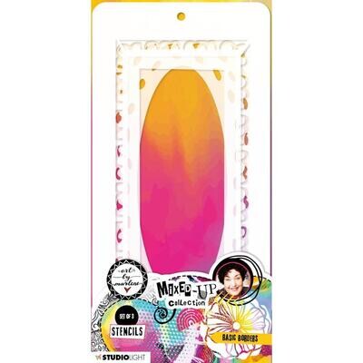 Studio Light - Art By Marlene - Stencils 3pk - Basic Borders