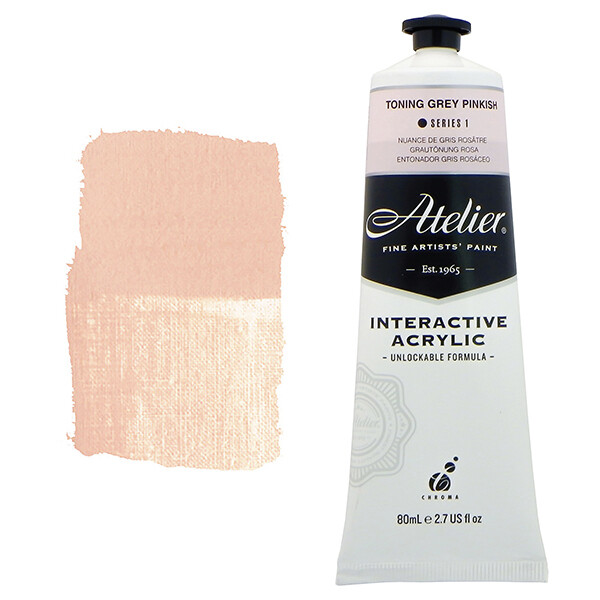 Atelier Interactive Artists Acrylic - Toning Grey Pinkish - 80ml Tube