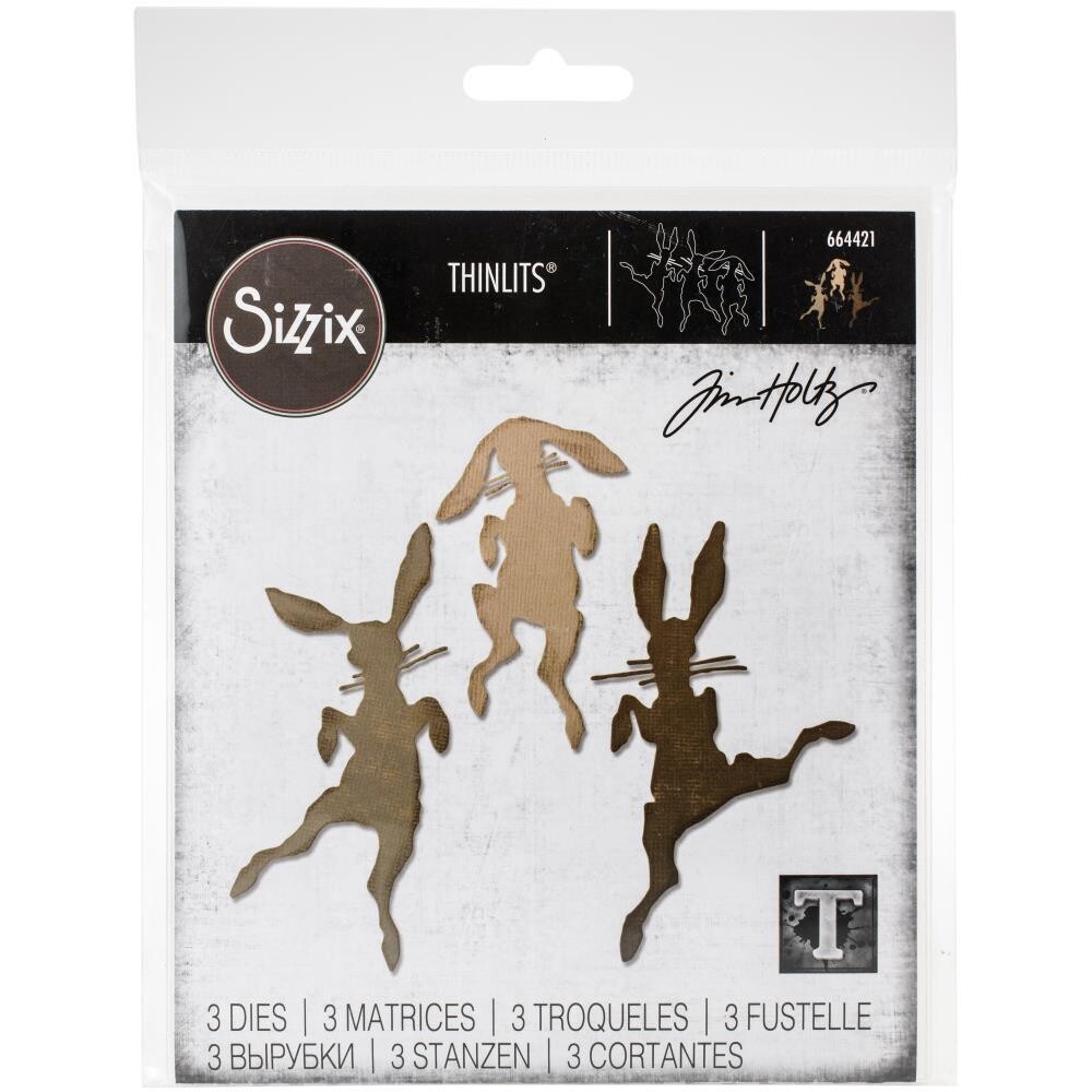 Sizzix - Thinlits Dies By Tim Holtz - Bunny Hop