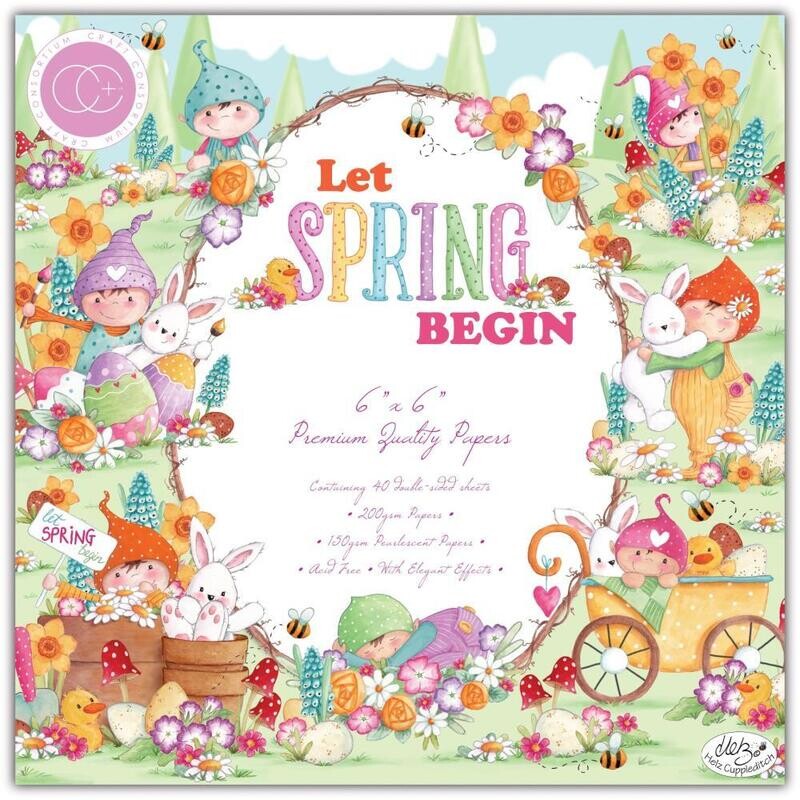 Craft Consortium - Let Spring Begin - 6"x6" Paper Pad