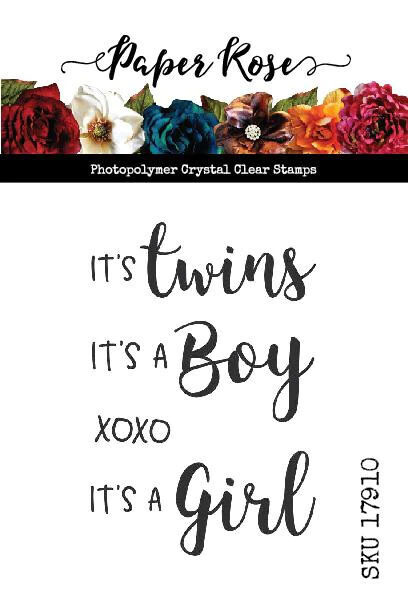Paper Rose - Clear Stamps - Baby Sentiments 2