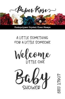 Paper Rose - Clear Stamps - Baby Sentiments 2