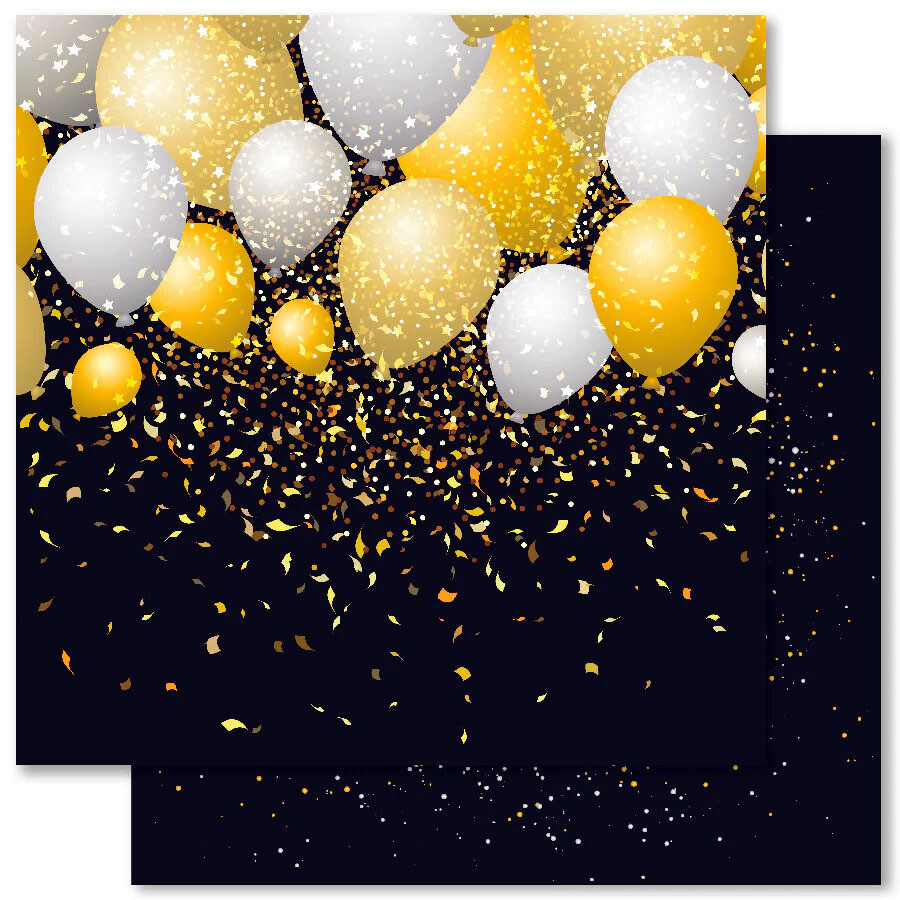 Paper Rose - Celebrate - 12"x12" Double-sided Paper Sheet - A