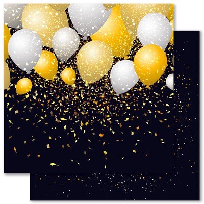 Paper Rose - Celebrate - 12"x12" Double-sided Paper Sheet - A