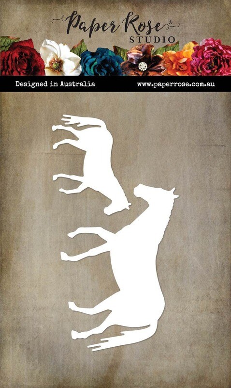 Paper Rose Cutting Die - Horses