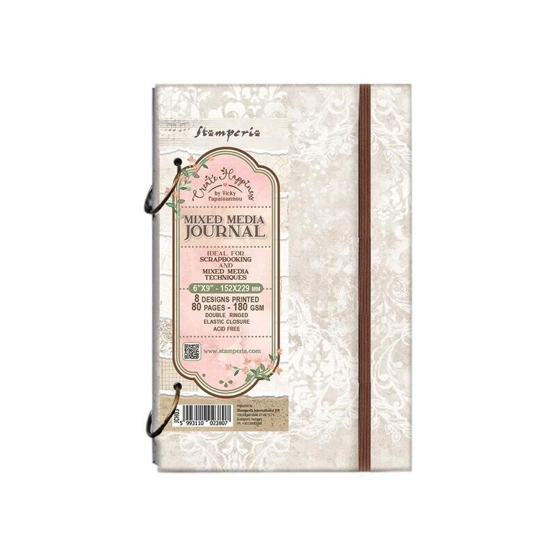 Stamperia - Create Happiness - Mixed Media Journal 6&quot;x9&quot;