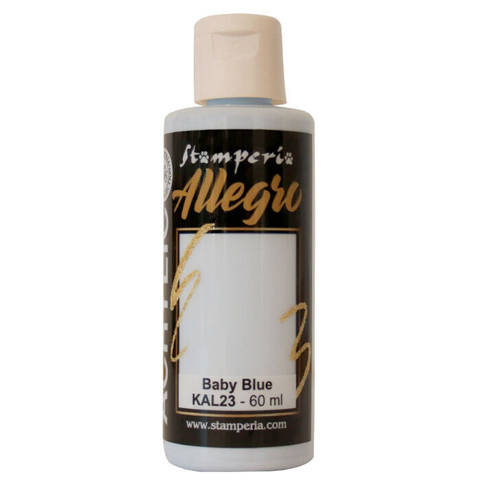 Stamperia - Allegro Acrylic Paint - 60ml - Baby Blue