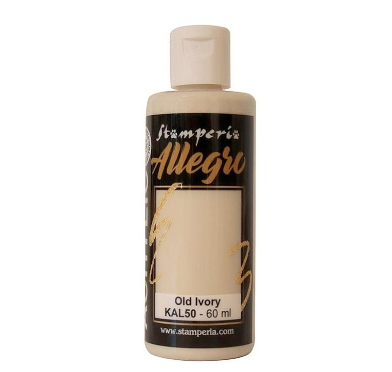 Stamperia - Allegro Acrylic Paint - 60ml - Old Ivory