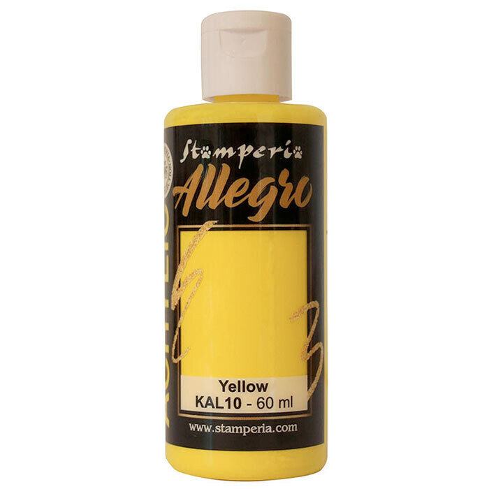 Stamperia - Allegro Acrylic Paint - 60ml - Yellow