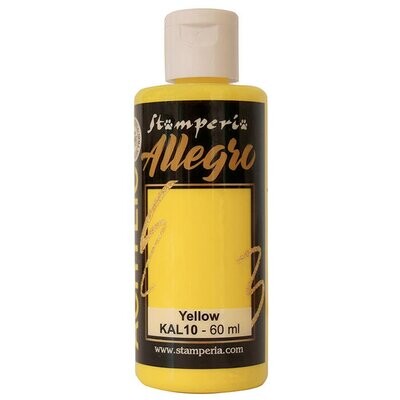 Stamperia - Allegro Acrylic Paint - 60ml - Yellow