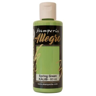 Stamperia - Allegro Acrylic Paint - 60ml - Spring Green