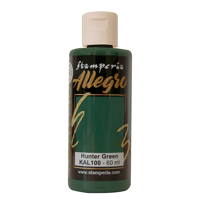 Stamperia - Allegro Acrylic Paint - 60ml - Hunter Green