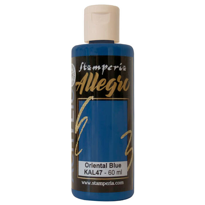 Stamperia - Allegro Acrylic Paint - 60ml - Oriental Blue