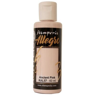 Stamperia - Allegro Acrylic Paint - 60ml - Ancient Pink