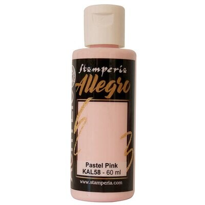 Stamperia - Allegro Acrylic Paint - 60ml - Pastel Pink