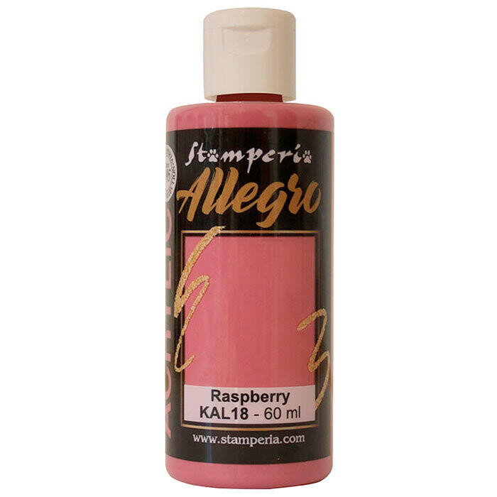 Stamperia - Allegro Acrylic Paint - 60ml - Raspberry