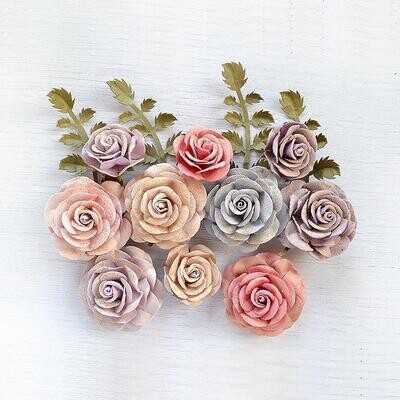 Little Birdie Handmade Flowers - Whitney - Fairy Sparkle Roses