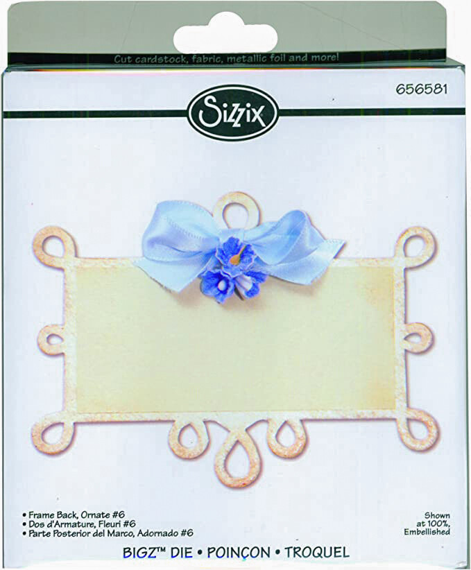 Sizzix - BIGZ Die - Frame Back - Ornate #6